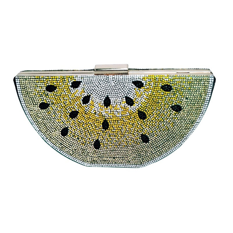 Diamond Clutch Evening Bag - Elegant and Chic