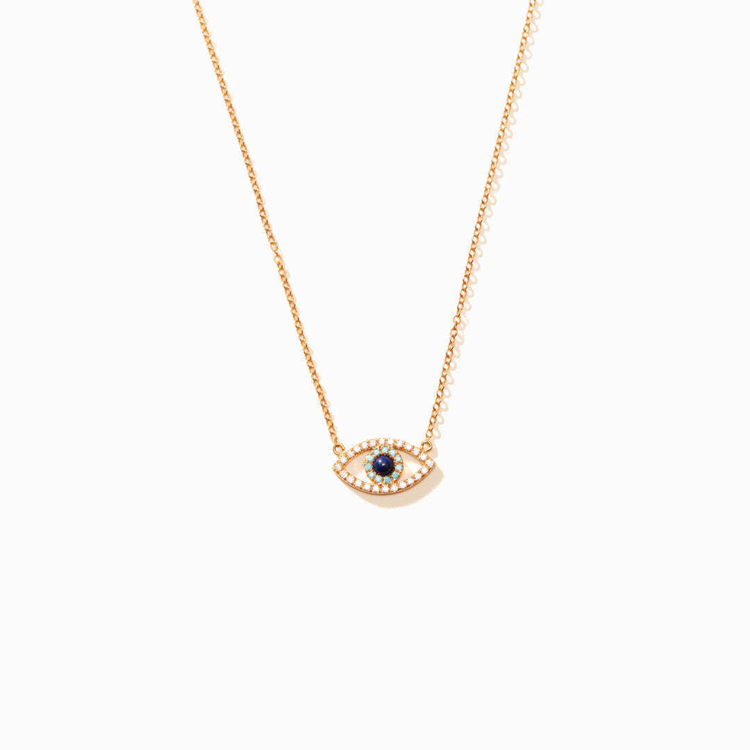 Evil Eye Necklace Crystal Clavicle Chain Temperament Simple Personality