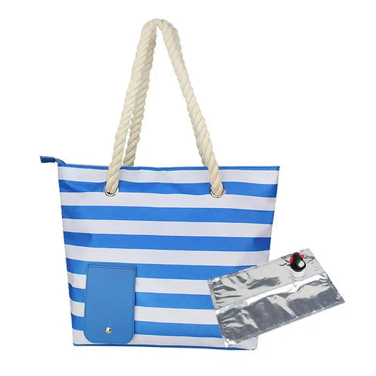 Wine Cooler Stylish Beach Tote Bag